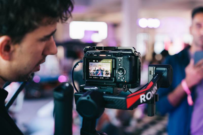 Behind the lens
